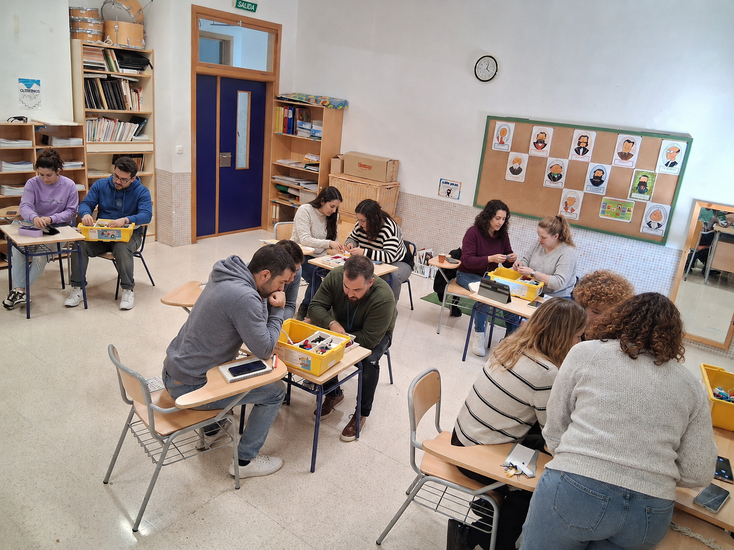 Docentes en una formacion tecnologica